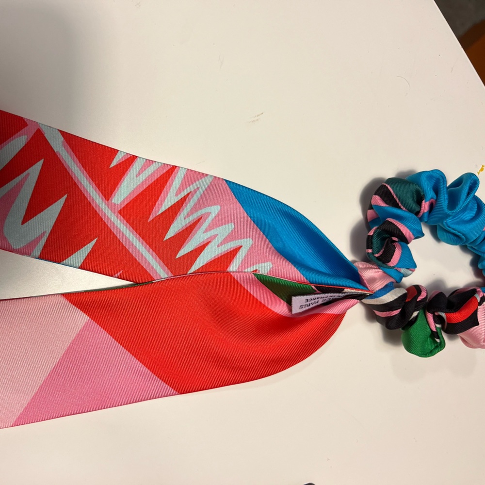Hermes bella scrunchie hair tie